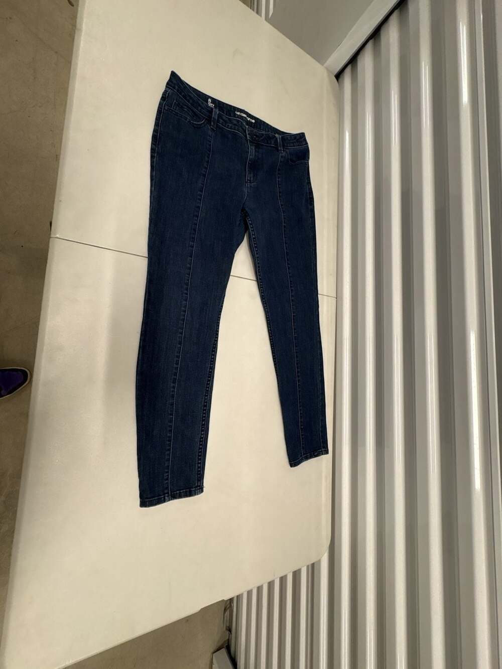 Liz Claiborne City Skinny High Rise Dark Wash Jeans